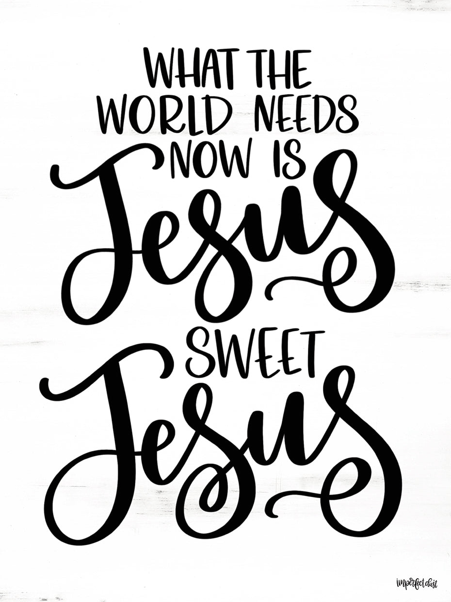 Imperfect Dust's Jesus Sweet Jesus Canvas Art Prints | Fine Art Canvas