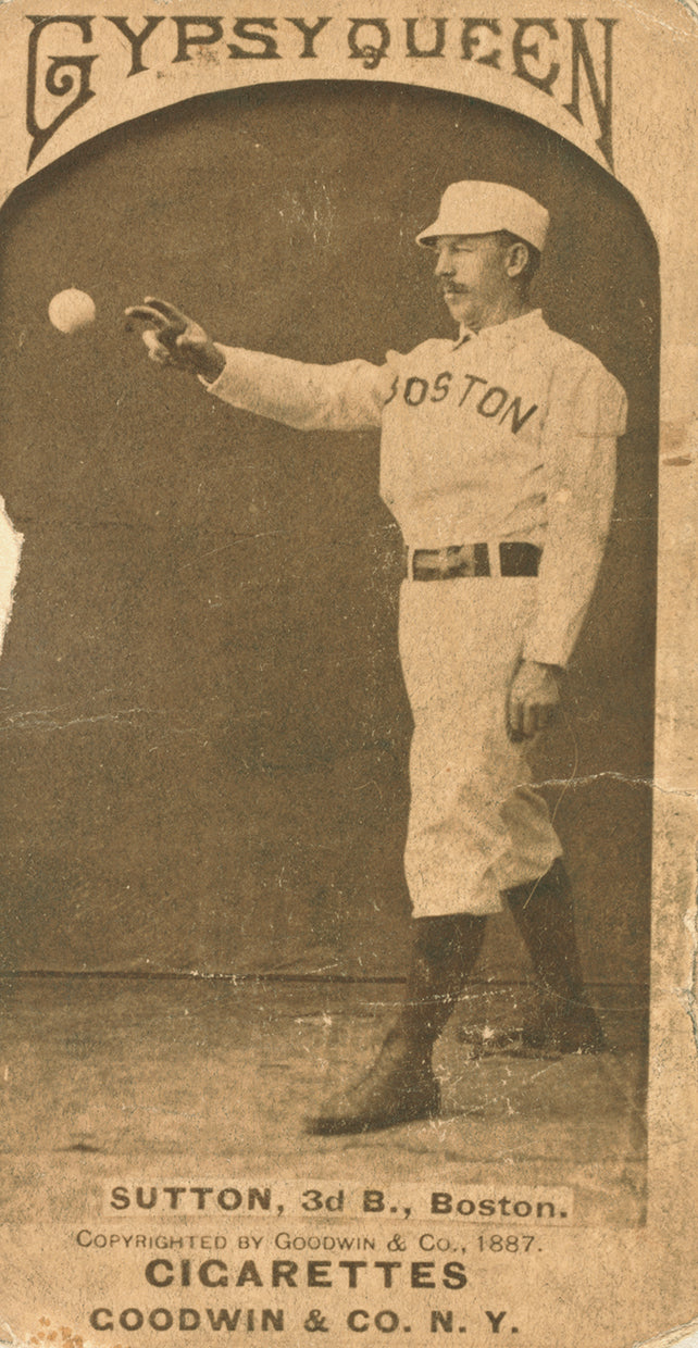 John M. Ward, New York Giants, baseball card portrait]