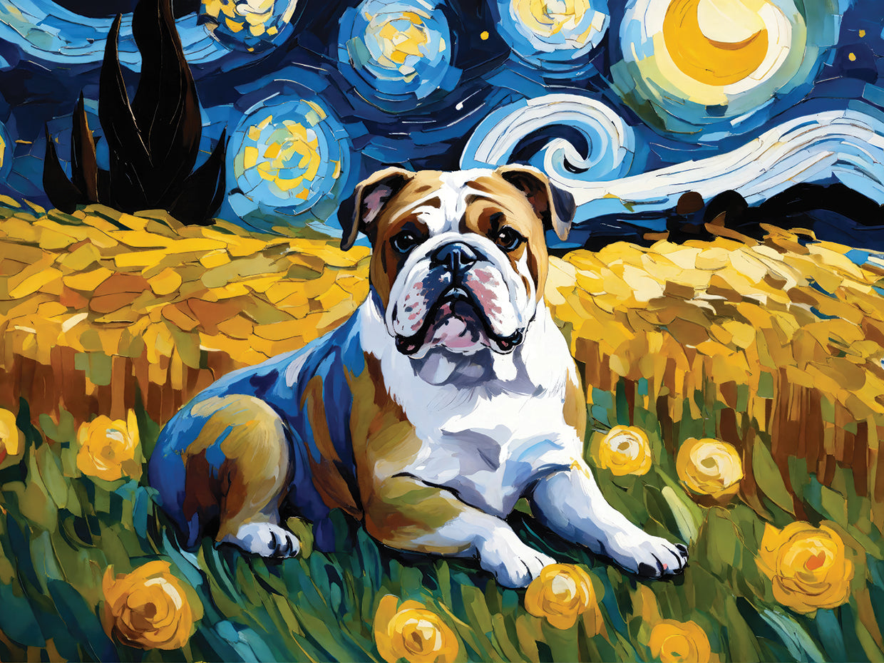 ARTCANVAS English Bulldog English Dog Canvas popular Art Print