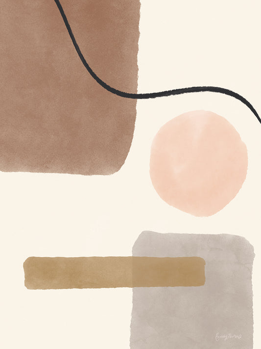 Geo Abstract I Neutral Pinks