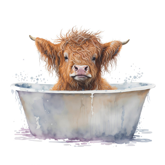 Cow in the Tub