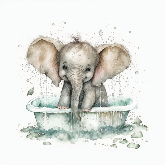 Elephant in Bathtub 1