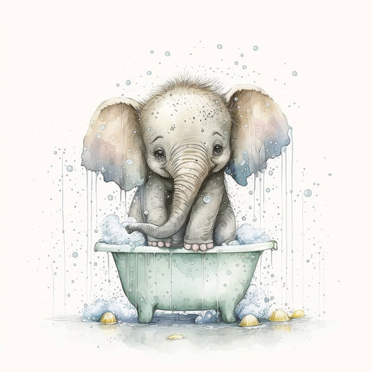 Elephant in Bathtub 4