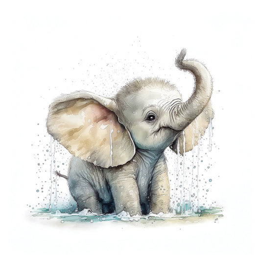 Elephant in Bathtub 8