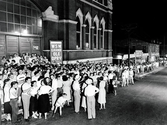 Crowd Outside the Ryman