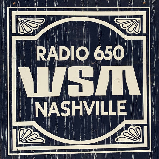 WSM Radio 650 Nashville Sign