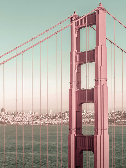 SAN FRANCISCO Golden Gate Bridge | urban vintage style