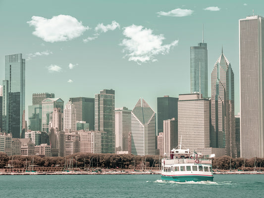 CHICAGO Skyline | urban vintage style