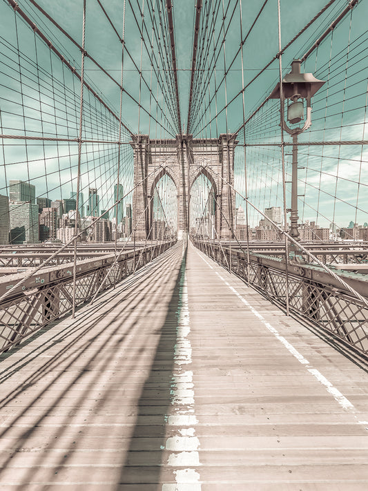 NEW YORK CITY Brooklyn Bridge | urban vintage style