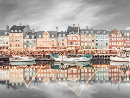 COPENHAGEN VINTAGE Nyhavn Idyllic Evening Impression