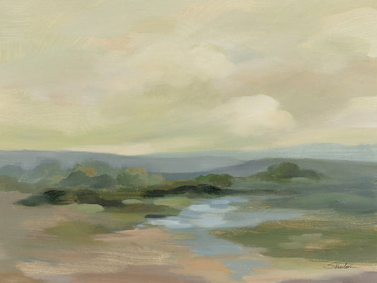 Muted Green Landscape