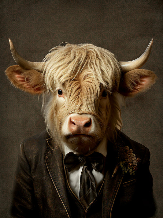 Highland Cow Gentleman