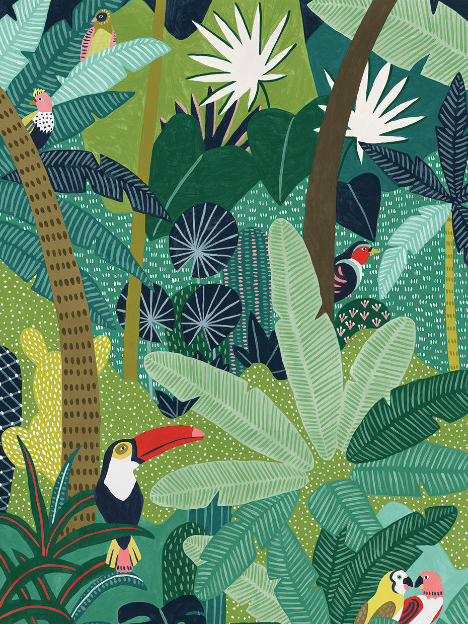 Kristine Hegre's Tropical Aves Canvas Art Prints | Fine Art Canvas ...