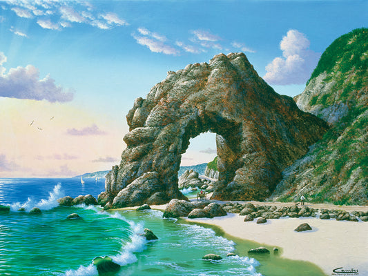 Arch Near Topanga Beach 1905