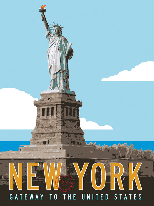 New York Travel Poster