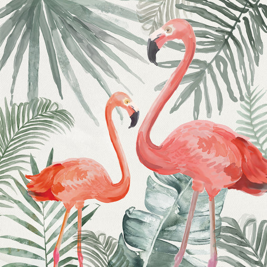 Tropical Flamingos I