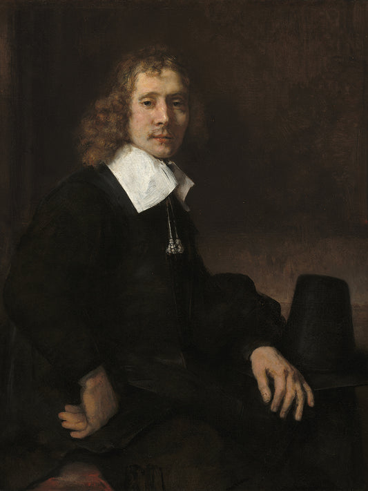 A Young Man Seated at a Table (possibly Govaert Flinck) (c. 1660)