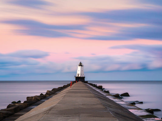 Ludington North Breakwater Light Sunrise