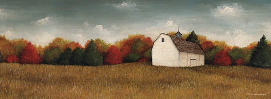 White Barn in Field