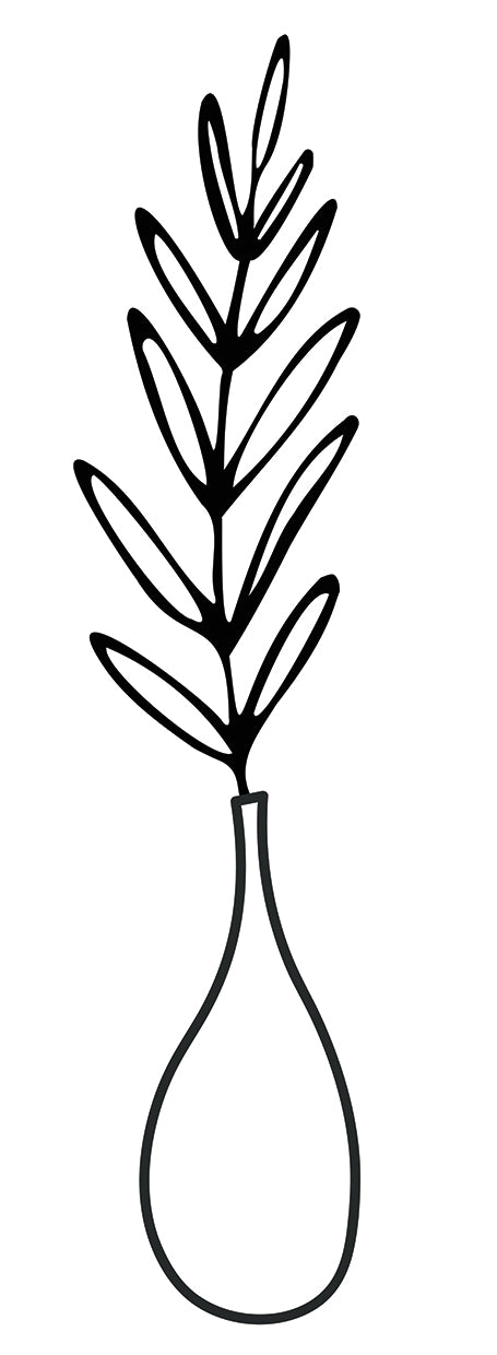 Minimal Lined Leaf 5