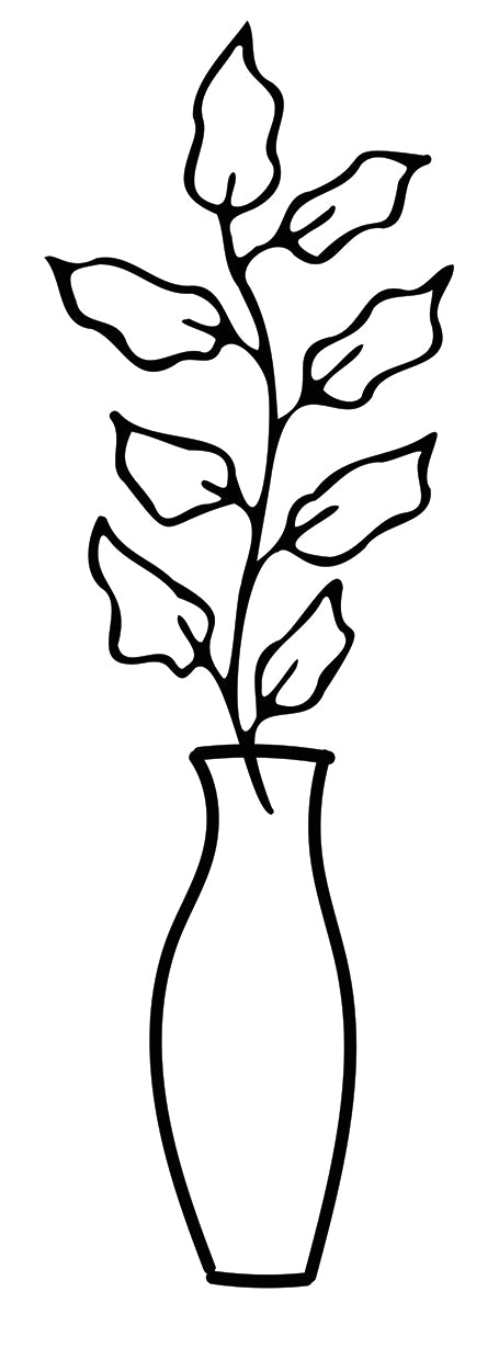 Minimal Lined Leaf 1