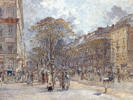 The Boulevard des Italiens, morning aspect (1902-1903)