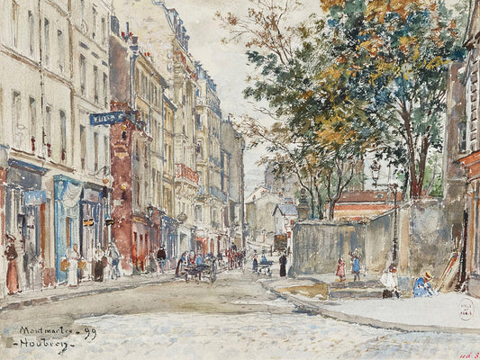 Rue Hermel in Montmartre (1899)