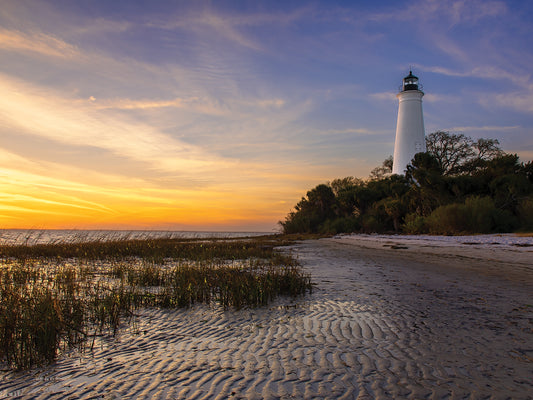 Sunset at St Marks Lighthouse