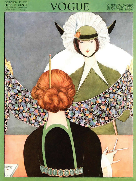 Vintage Vogue Magazine Cover 1913